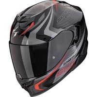 Мотошлем Scorpion Exo Exo-520 Evo Air Terra (р. S, черный/серебристый/красный)