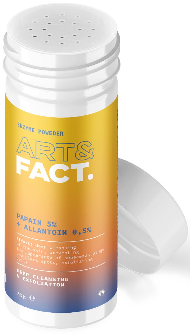 

Art&Fact Энзимная пудра для умывания Papain 5% + Allantoin 0.5% 150 мл