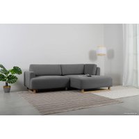 Угловой диван Divan Онте Bucle Grafit 186296 (серый)