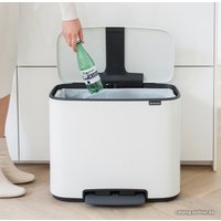 Мусорное ведро Brabantia Bo Pedal Bin 36 л (белый)
