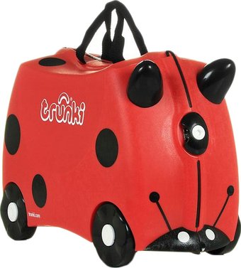 Чемодан-спиннер Trunki Божья коровка (красный)