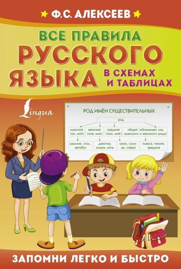 

АСТ. Все правила русского языка в схемах и таблицах 9785171482091 (Алексеев Филипп Сергеевич)