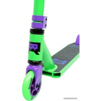 Трюковый самокат Rrampa 180 AL 2021 (зеленый/пурпурный)