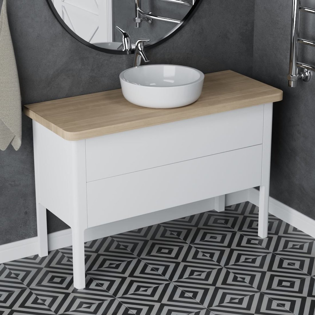 

Vela Тумба под умывальникVela Грация 130Н под столешницу TU28066