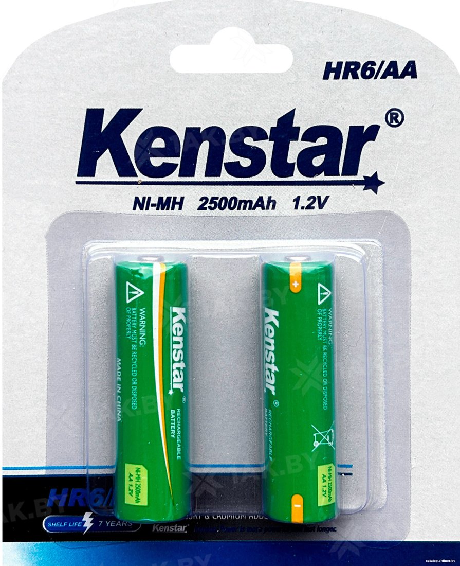 Аккумулятор Kenstar HR6/AA Ni-Mh 2500 mAh BL-2