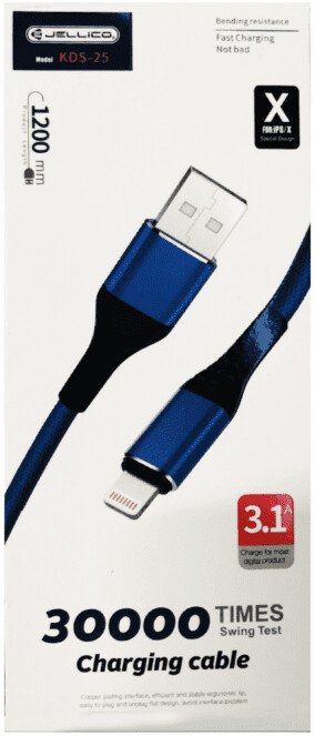 

Кабель Jellico KDS-25 USB Type-A - Lightning (1.2 м, синий)