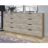 Комод Интерлиния Концепт КТ-К197 (дуб серый/дуб золотой)