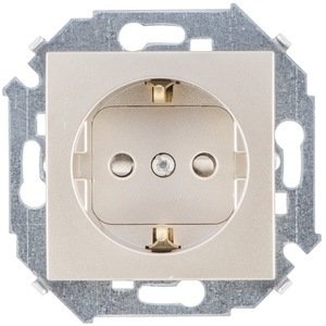 Розетка Simon 15 1591443-034 (шампань)