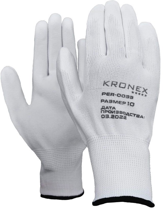 

Текстильные перчатки Kronex Neuron-PU Полиуретановое покрытие PER-0033