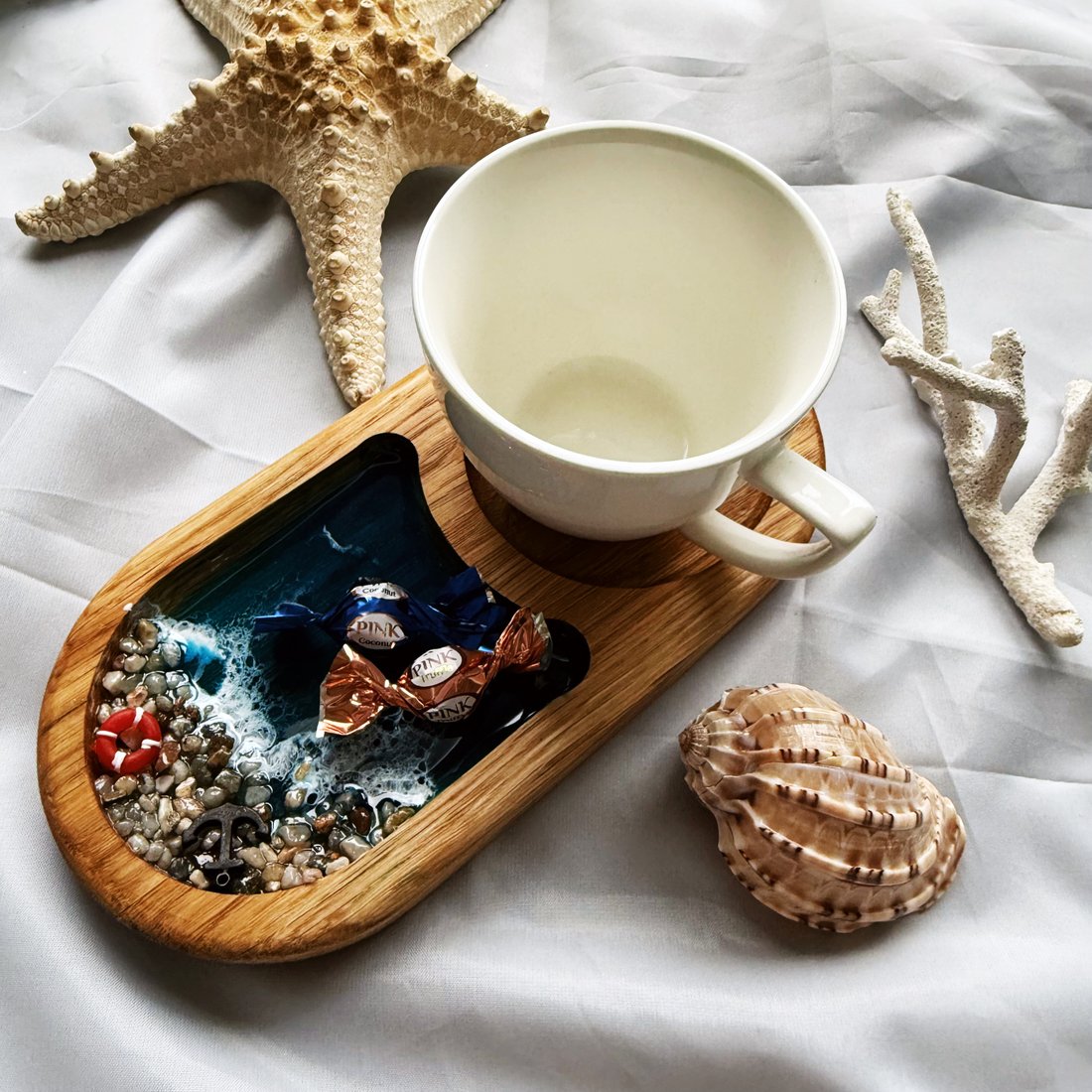 

Подставка декоративная Wood_N_Sea для чашки/бокала