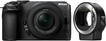 Беззеркальный фотоаппарат Nikon Z30 Kit 16-50mm f/3.5-6.3 VR + FTZ Adapter