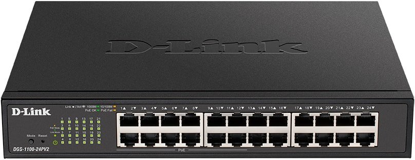 

Управляемый коммутатор 2-го уровня D-Link DGS-1100-24PV2/A1A