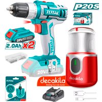  Total TOSLI23013 (шуруповерт, измельчитель, щетки, 2 АКБ)