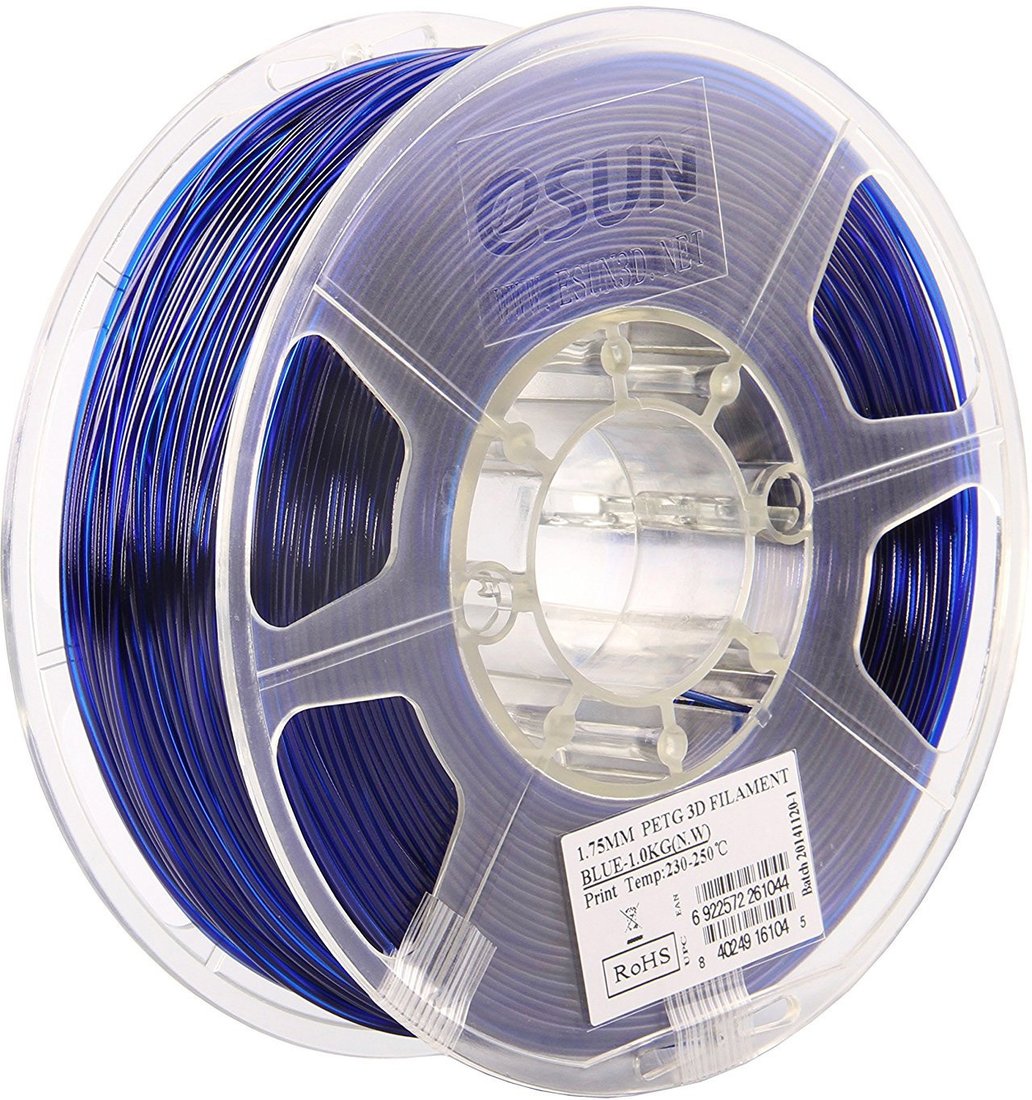 

Пластик eSUN PET-G 1.75 мм 1000 г (синий)