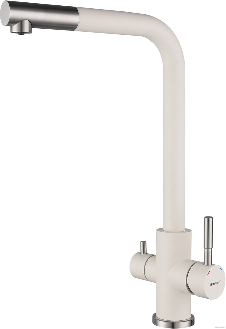 Смеситель GranFest QUARZ GF-Z5421 (белый)