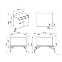 Кухонная плита Smeg TR103IBL2