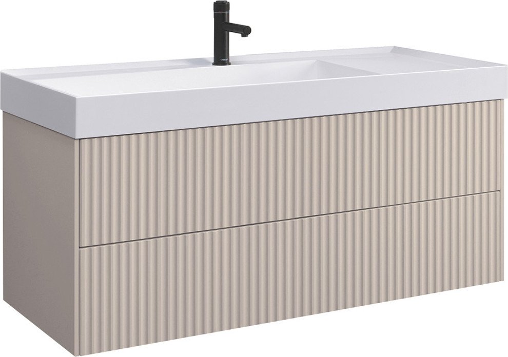 

Belux Тумба под умывальник Сиртаки НП 120-02 (180, светлый миндаль матовый)