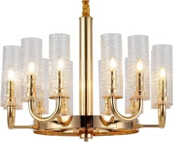 

Подвесная люстра Lumina Deco Donatti LDP 8011-12 F.GD