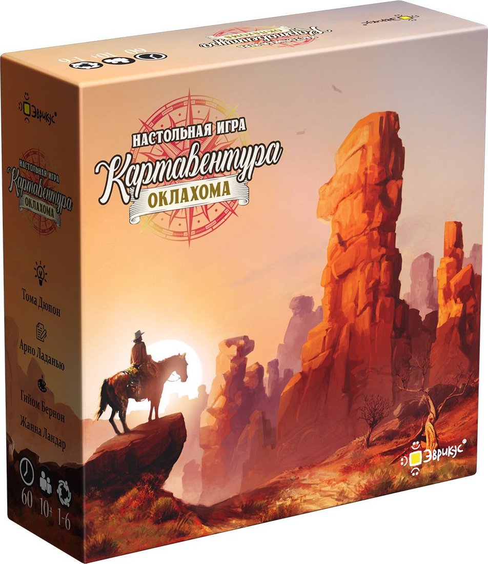

Детская настольная игра Эврикус Картавентура. Оклахома BG-12080