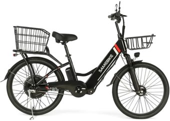 Электровелосипед SameBike E-ALFA NEW 350 (черный)