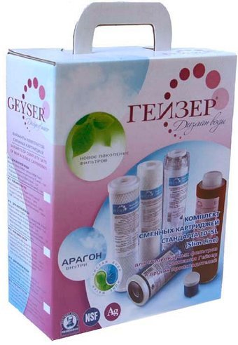 

Комплект картриджей Гейзер №7 для Гейзер БИО 321 и 322