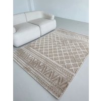 Ковер для жилой комнаты LAXMI Comfort 847 прямоугольник (0.8x1.5, Beige/Beige)