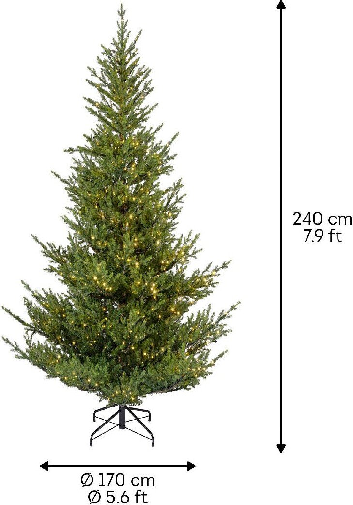 Ель Everlands Норвегия 1100 Led 2.4 м
