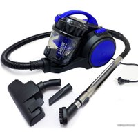 Пылесос Ginzzu VS435 (черный/синий)