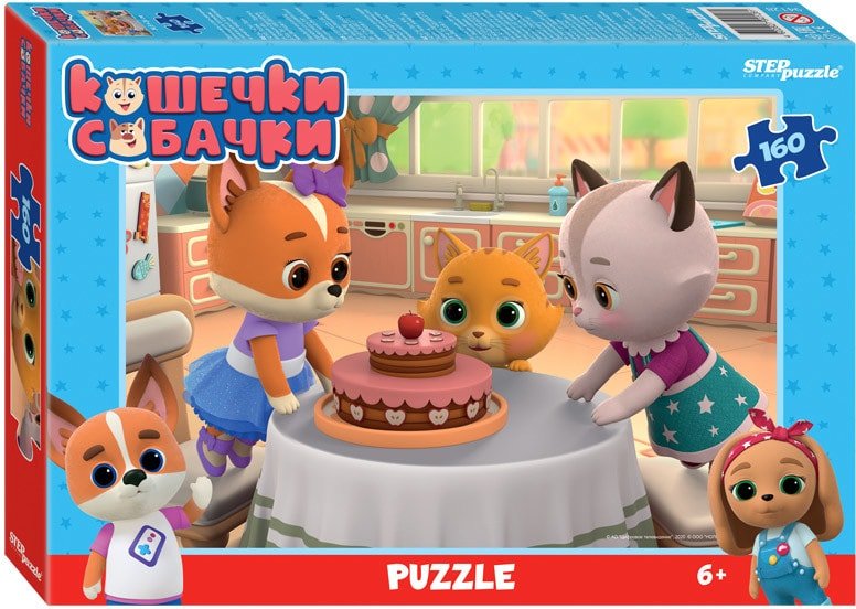 

Пазл Step Puzzle Кошечки и собачки 94128 (160 эл)