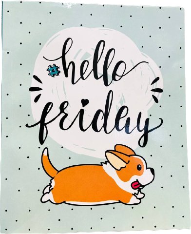 

Блокнот Malamalama Hello Friday Блокнот позитивного настроения 4627131689483