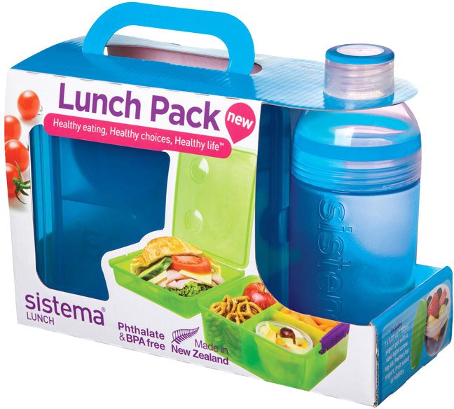 

Ланч-бокс Sistema Lunch 41580 (голубой)