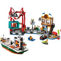 Конструктор LEGO City 60422 Морской порт с грузовым судном