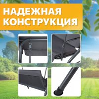 Садовые качели National Tree Company Simple с тентом К-1 DS-186 (серый)