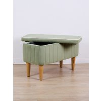 Банкетка MONOFIX Амма с ящиком (оливковый №30)