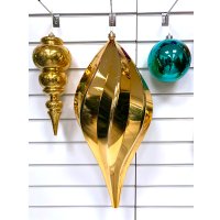 Елочная игрушка GreenTerra Сосулька 60см 202514 (золото)