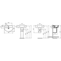 Умывальник Ideal Standard Connect Space 55x38 [E137301]