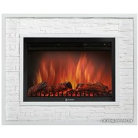 Портал Firelight Loft 30 (камень белый/белая эмаль)