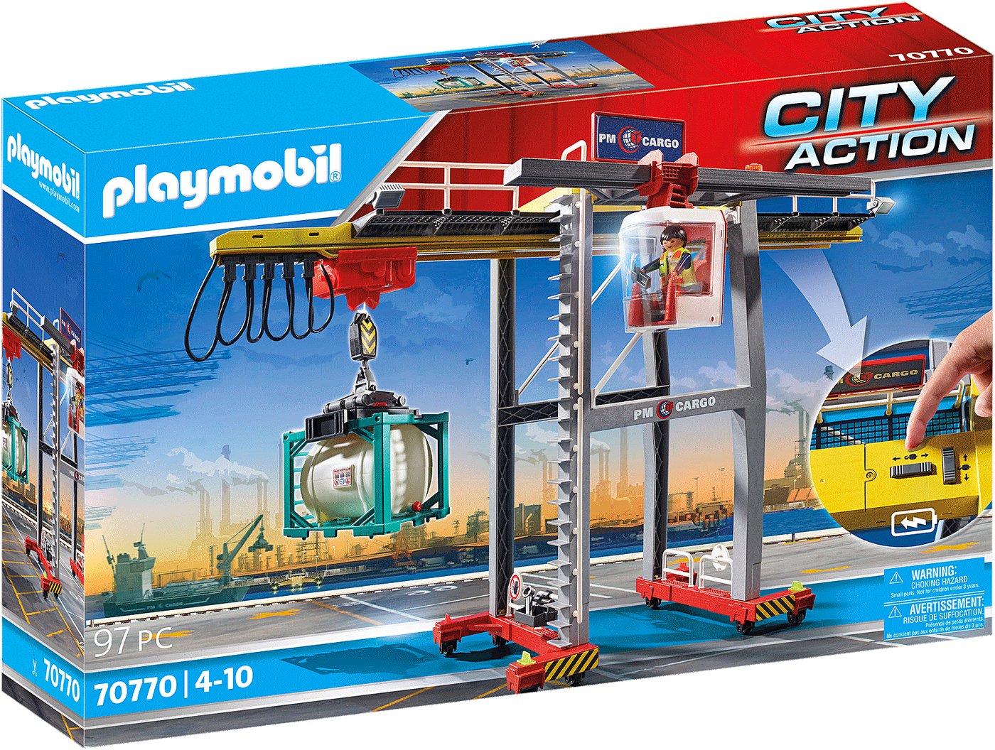 

Конструктор Playmobil PM70770 Грузовой кран с контейнером