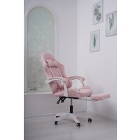 Игровое (геймерское) кресло Calviano 1590 (ткань, розовый)
