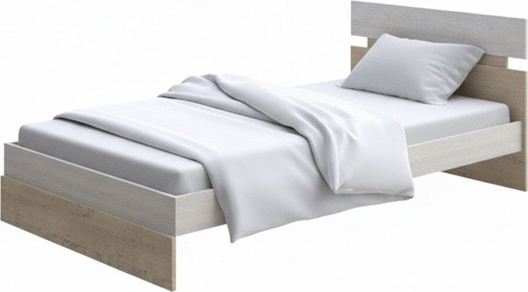 

Кровать PROxSON Milton 80x200 (дуб шамони светлый 124/бунратти)