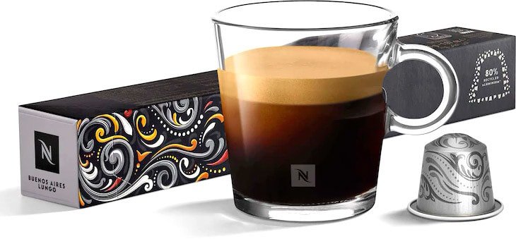 

Кофе в капсулах Nespresso Buenos Aires Lungo 10 шт