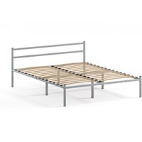 Кровать Домаклево Лофт 140x200 (серый)