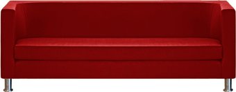 Brioli Клос трехместный (экокожа, L19 красный)