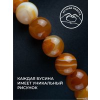 Серьги Wolves Элитный Агат 40780 №2 (оранжевый)