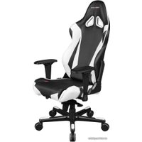 Игровое (геймерское) кресло DXRacer Racing OH/RJ001/NW (черный/белый)