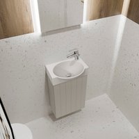 Lauter Тумба под умывальник Из искусственного мрамора Amelia 40 (кашемир п/мат)