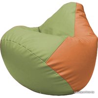 Кресло-мешок Flagman Груша Макси Г2.3-1920 (оливковый/оранжевый)