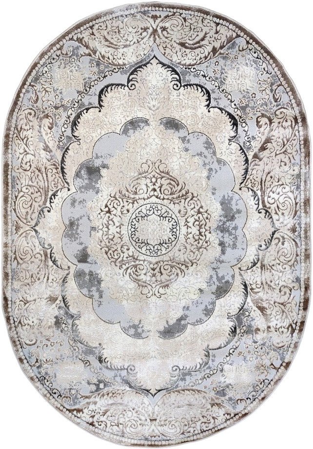 

Ковер для жилой комнаты Bossan Rome C336A-VIZON-AGRI-OVAL (2x2.9)