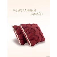Спальная подушка Espera Home DeLux wine 3D ЕС-5995 65x65