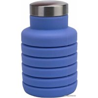 Бутылка для воды Bradex силиконовая складная с крышкой фиолетовый